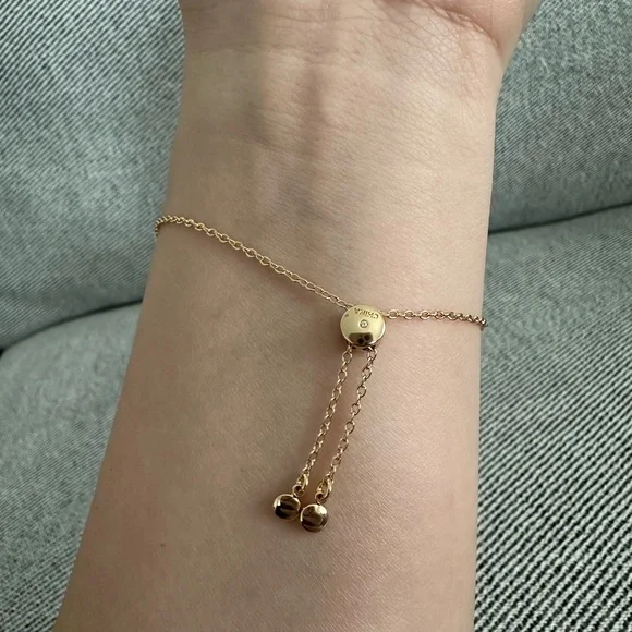 NWT Coach Double Stitched Hearts Slider Bracelet CBB40 - Picture 6 of 6